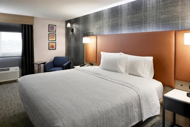 جناح بسرير كينج بغرفة نوم واحدة مع أريكة، Hampton Inn Newark Airport 2/3