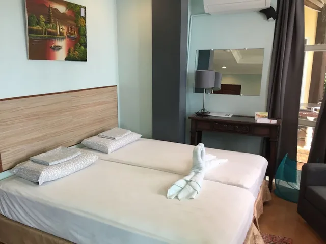 استوديو أساسي بسرير كوين بإطلالة على الشاطئ بمطبخ صغير، Seafari Resort Oslob 1/1