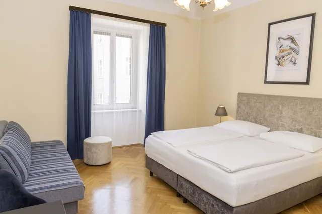 غرفة سوبيريور ثلاثية بسرير مزدوج وسرير فردي، Hotel Mariahilf 3/10