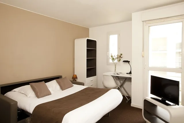 شقة بسريرين مزدوجين بغرفة نوم واحدة، Sejours Et Affaires La Rochelle Les Minimes 8/10