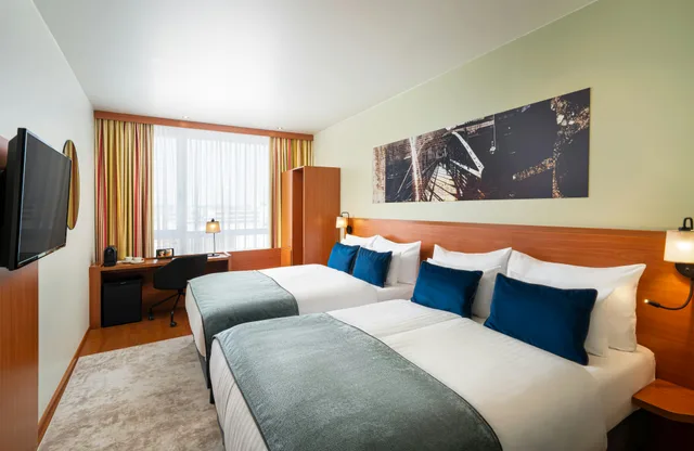 غرفة عائلية بسرير مزدوج، Star Inn Hotel Salzburg Airport Messe By Comfort 3/4