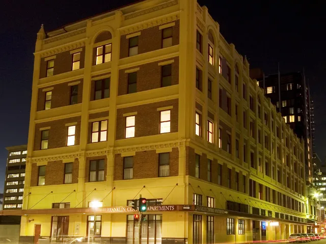 جناح ديلوكس بسريرين منفصلين، Franklin Apartments 1/1