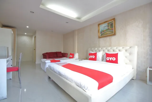 جناح سوبيريور بسرير مزدوج وسرير فردي، OYO 102 Diamond Residence Silom 5/6
