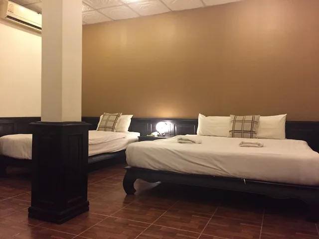 غرفة عائلية ثلاثية بسرير مزدوج وسرير فردي، Sengphachanh Hotel 2 3/4