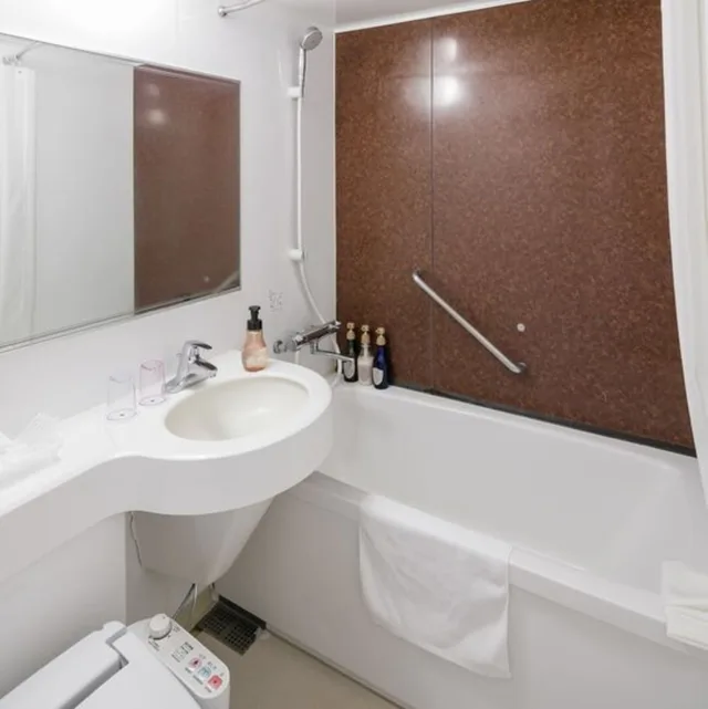 غرفة قياسية بسريرين منفصلين لغير المدخنين، Hotel Mystays Kagoshima Tenmonkan 3/3