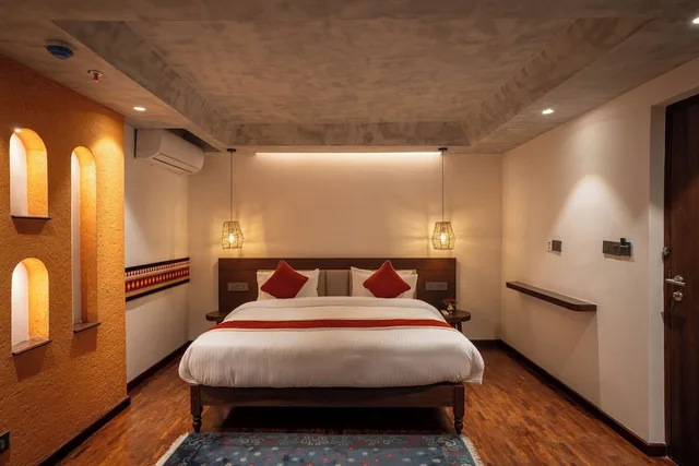 غرفة ديلوكس بسرير كينج، Dhulikhel Mountain Resorts 10/10