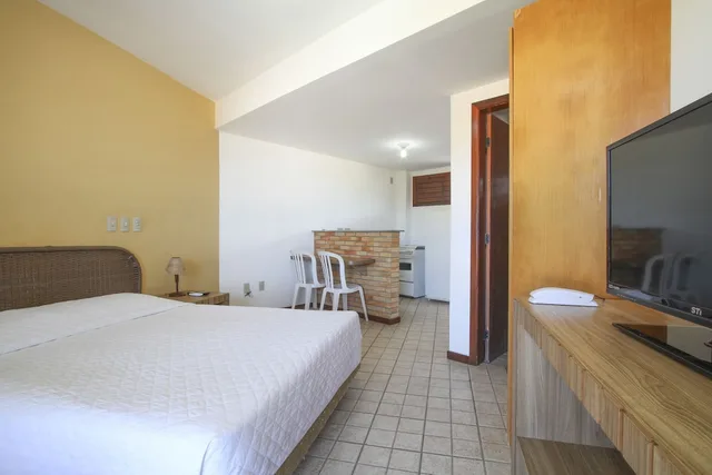غرفة سوبيريور ديلوكس ثلاثية بسرير كوين وسرير فردي، Marambaia Apart Hotel 5/8