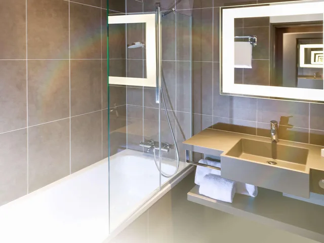 غرفة كلاسيكية بسرير مزدوج مع أريكة، NOVOTEL MASSY PALAISEAU 9/9