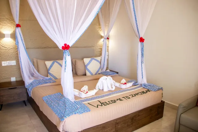 جناح بسرير كوين بإطلالة على البحر، Reef & Beach Resort 1/2