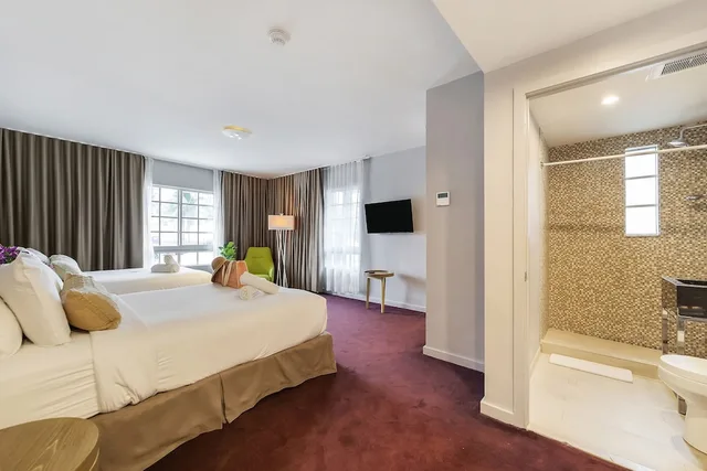 غرفة ديلوكس بسريرين مزدوجين بمطبخ صغير، The L Hotel 4/5