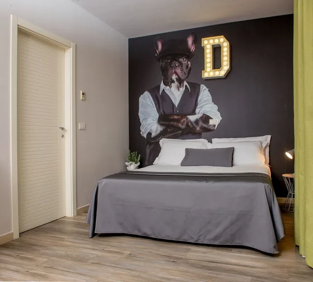 شقة بسرير مزدوج مع أريكة في الملحق، Hotel Dory 3/3