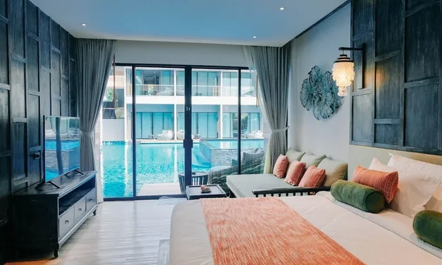 Deluxe, Twin Beds, Pool Access، Ananya Lipe Resort 4/9
