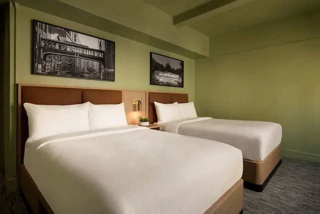 غرفة ديلوكس بسريرين مزدوجين، THE ROW NYC HOTEL 3/10