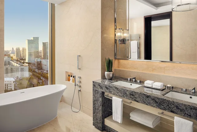 غرفة ديلوكس بسريرين كوين بإطلالة على المدينة، THE RITZ-CARLTON ASTANA 5/6
