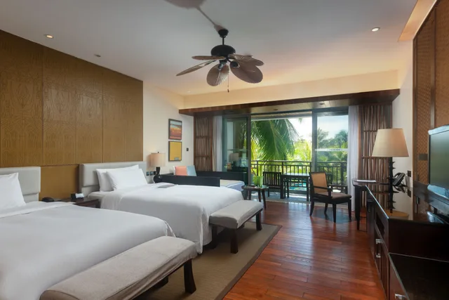 Room, 2 Double Beds, Garden View, Balcony, Le Meridien Shimei Bay Beach Resort & Spa 7/10