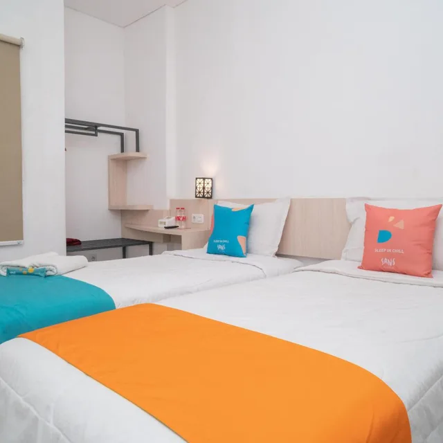 غرفة سوبيريور بسريرين منفصلين، Sans Hotel FiFFa Premiere Malang 7/10