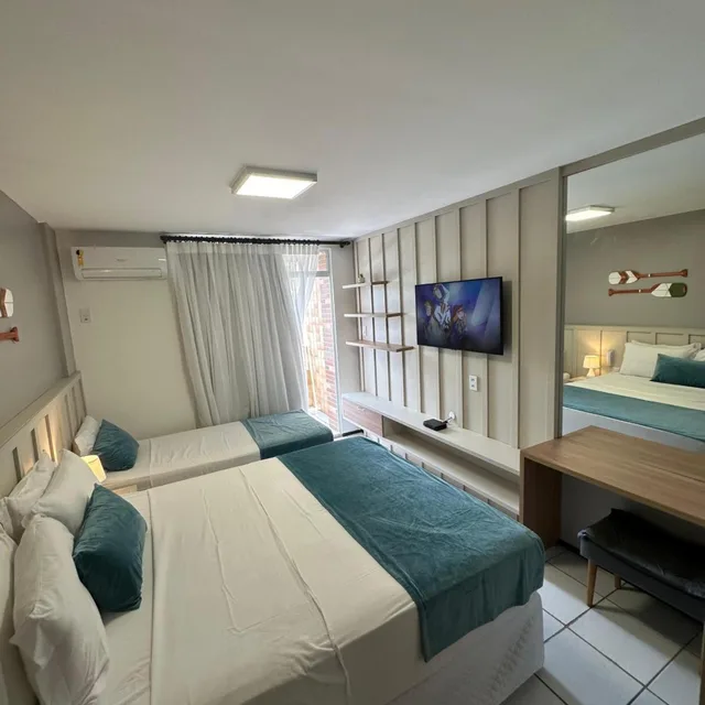 غرفة كومفورت ثلاثية، Gran Lencois Flat Residence 4/10