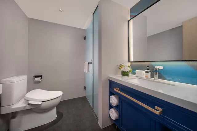 غرفة قياسية بسريرين منفصلين، Holiday Inn Express Beijing Downtown 8/8
