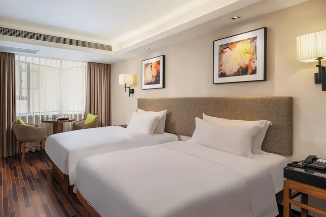 غرفة أساسية بسريرين منفصلين، SSAW Boutique Hotel Sanya (Da Dong Hai Branch) 1/4