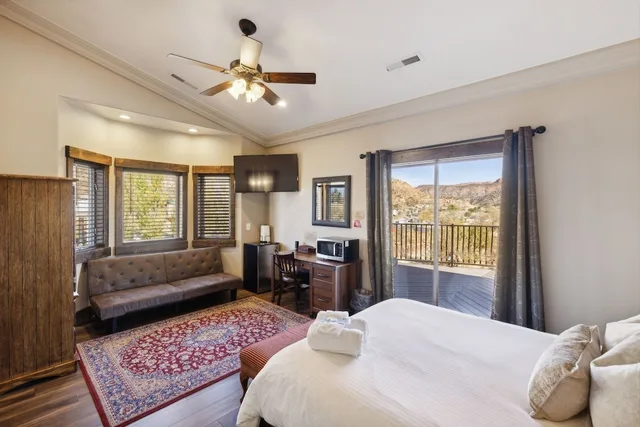 جناح بسرير كوين بغرفة نوم واحدة، Zion Cliff Lodge 2/5