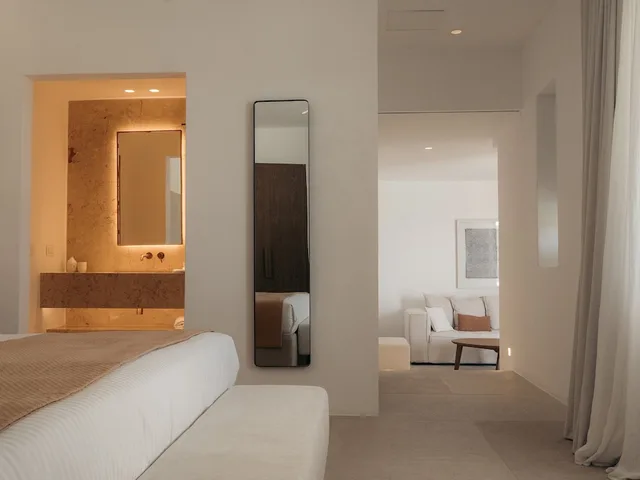 1 Bedroom, Suite, King Bed, Sofa, with Pool، Cali Mykonos 5/9