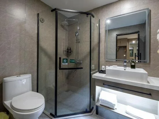 غرفة سوبيريور بسرير كوين، Greentree Inn Nantong Rugao Zhongjiaomeilu City Express Hotel 1/1