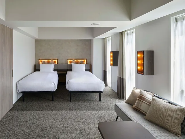 غرفة بسريرين منفصلين لذوي الإعاقة، Granbell Hotel Susukino 3/4