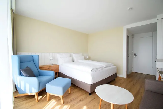 غرفة ديلوكس بسرير كينج بشرفة، Wyn. Strandhotel Sylt 1/5