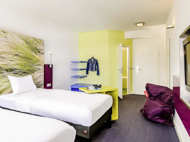غرفة قياسية بسرير كوين، Ibis Styles Hamburg Alster City 2/10