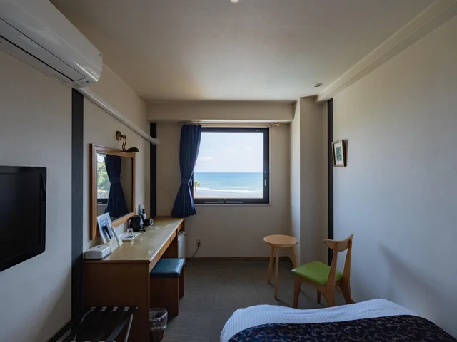Semi Room, Single, Semi Double Bed, Ocean View, Smoking، Hotel Season Nichinan 1/1