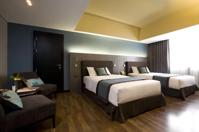 غرفة ديلوكس بسريرين مزدوجين، F1 Hotel Manila BGC 2/6