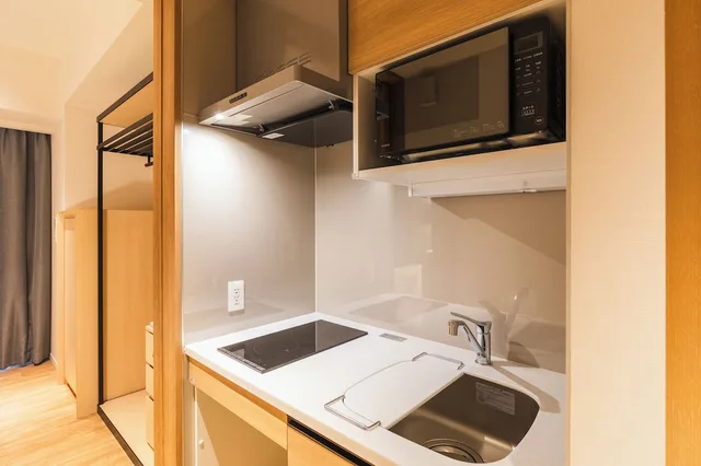 Residential, Comfort, Twin Beds, Washing Machine, Kitchen، Sotetsu Hotels The Splaisir Yokohama 4/5