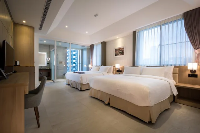 غرفة سوبيريور رباعية بسريرين كينج، Hsing Fu Hotel 1/1
