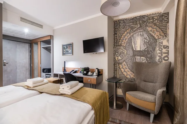 غرفة كومفورت بسرير مزدوج أو سريرين منفصلين، Perfect Hotel 3/8
