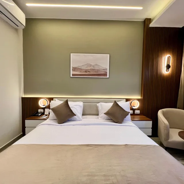 غرفة ديلوكس بسرير مزدوج أو سريرين منفصلين بإطلالة على البحر، XU San Stefano Hotel Alexandria 9/10