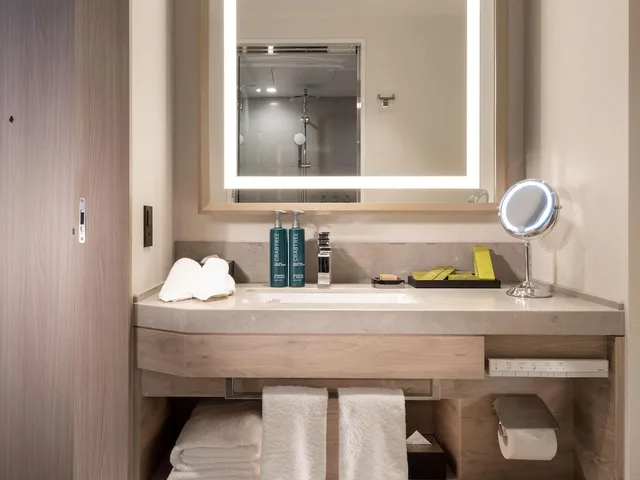 غرفة عائلية بسرير كينج وسرير فردي، DoubleTree by Hilton Toyama 3/3