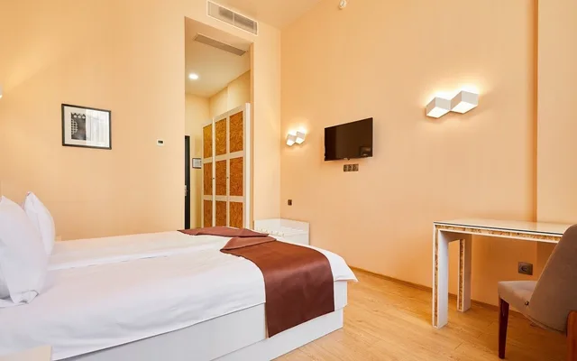 غرفة اقتصادية بسريرين منفصلين، Iveria Inn Tbilisi 6/8