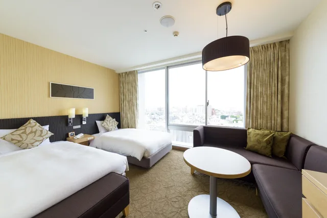غرفة قياسية بسريرين منفصلين للمدخنين، Nishitetsu Resort Inn Naha 7/10