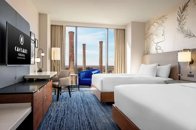 غرفة فاخرة بسريرين كوين بإطلالة على الجبل، Caesars Virginia - A Caesars Rewards Destination 3/5
