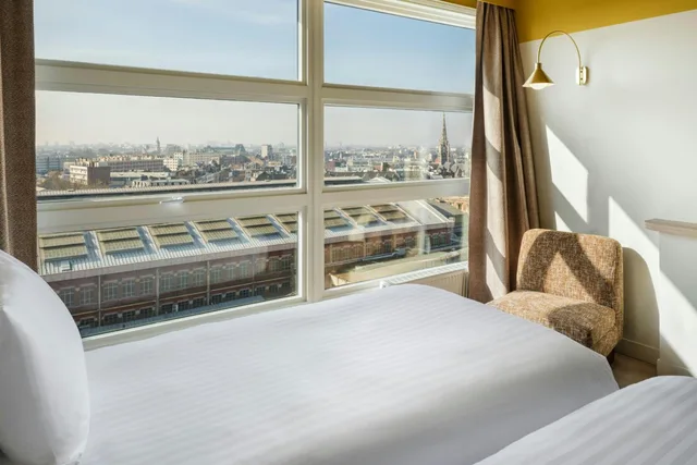 استوديو بسريرين منفصلين بإطلالة على المدينة في طابق مرتفع، Residence Inn by Marriott Lille 2/3