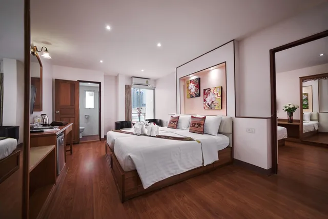 غرفة ديلوكس عائلية، Kc Place Hotel Pratunam 6/10
