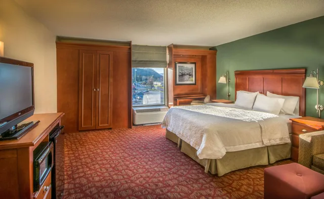 Study, King Bed, Chaise Lounge، Hampton Inn Princeton, WV 1/4