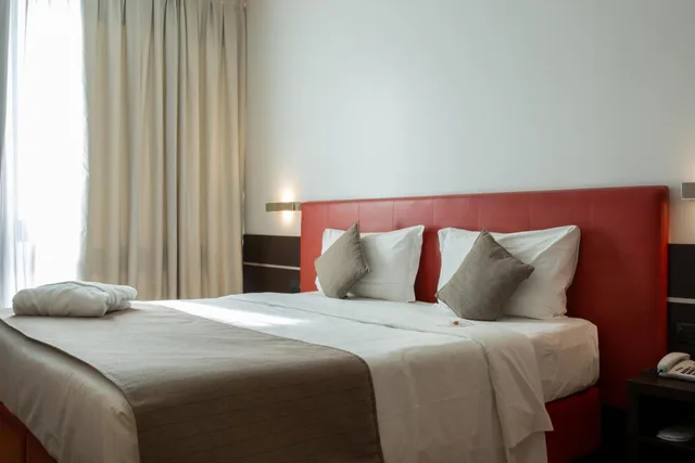 غرفة ديلوكس بسرير مزدوج أو سريرين منفصلين، Euro Hotel Residence 2/7