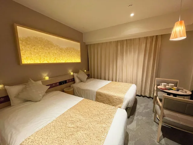 غرفة بريميوم بسريرين منفصلين، Henn na Hotel Nara 1/5