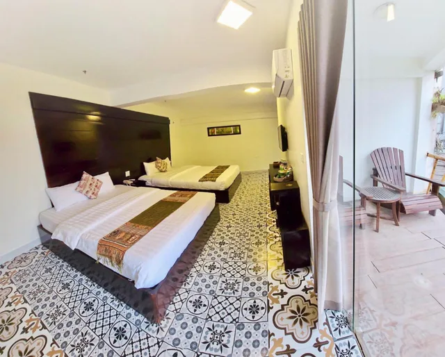 غرفة عائلية بإطلالة على الحديقة، Sapa Village Hotel 2/6