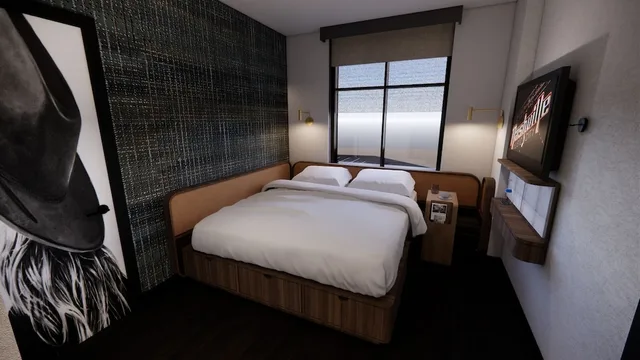 Compact, King Bed, High Floor، Motto by Hilton Nashville Downtown 9/10