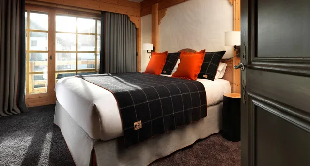 غرفة بريميوم بسرير مزدوج، Le M de Megeve 4/5