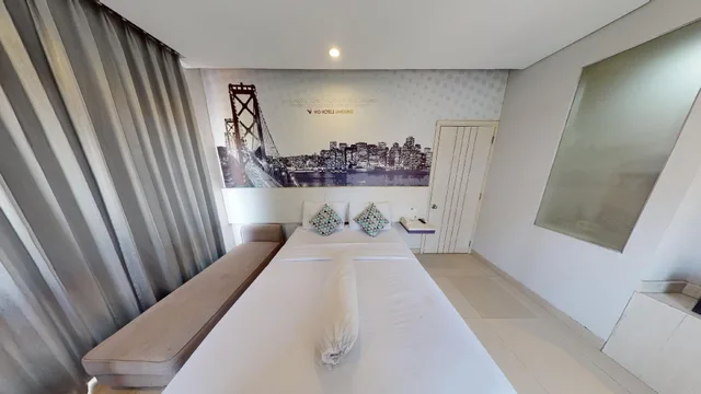 غرفة ديلوكس بسرير مزدوج بإطلالة، Vio Cimanuk Hotel 2/4