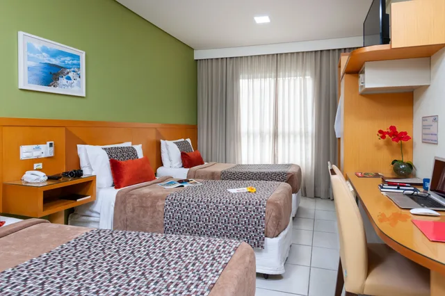 غرفة قياسية ثلاثية بسريرين منفصلين وثلاثة أسرّة، Hotel Santorini 4/10