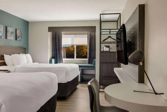 غرفة قياسية بسريرين كوين، Sleep Inn & Suites Clarion, PA Near I-80 4/4